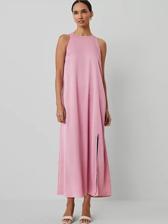Ann Taylor Dresses & Skirts - ANN TAYLOR Maxi swing dress in enchanted pink